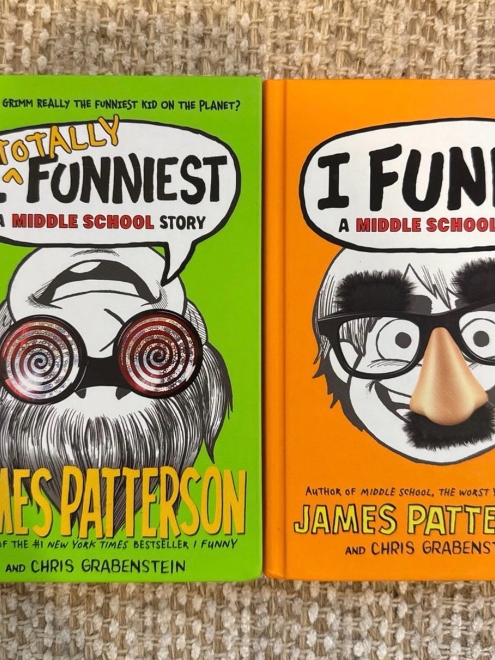 I Funny & Totally Funniest Book Set - - Green & Orange
